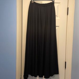 Long Black Skirt Size M EUC